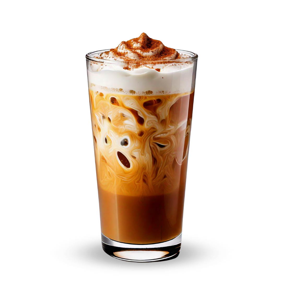 Winter Holiday Cream Latte